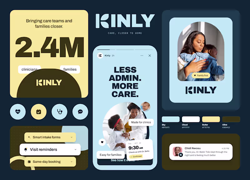 Cover image for Kinly is a concept care