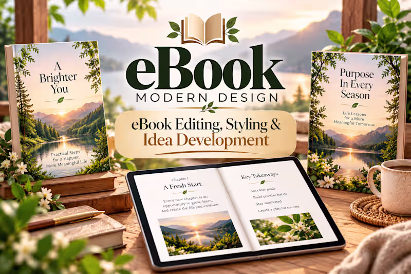 Cover image for eBook Editing & Formatting