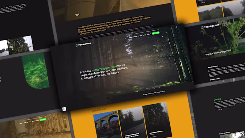 Cover image for Fresh new brand and website for national Ecology contractor | G…