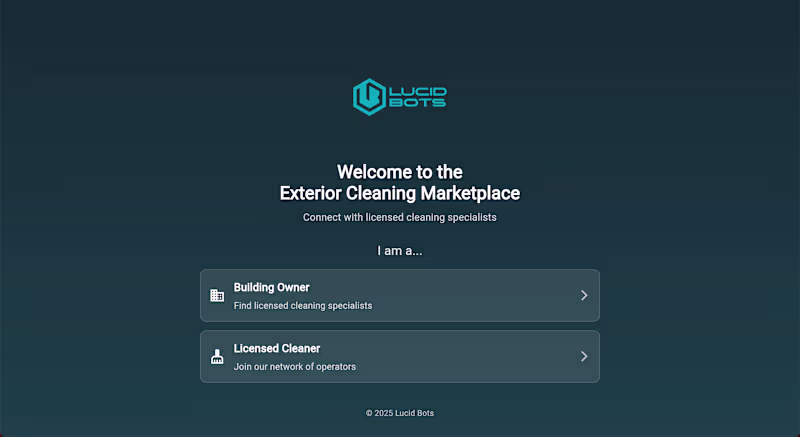 Cover image for Full-Stack Mobile Application for Cleaning Services