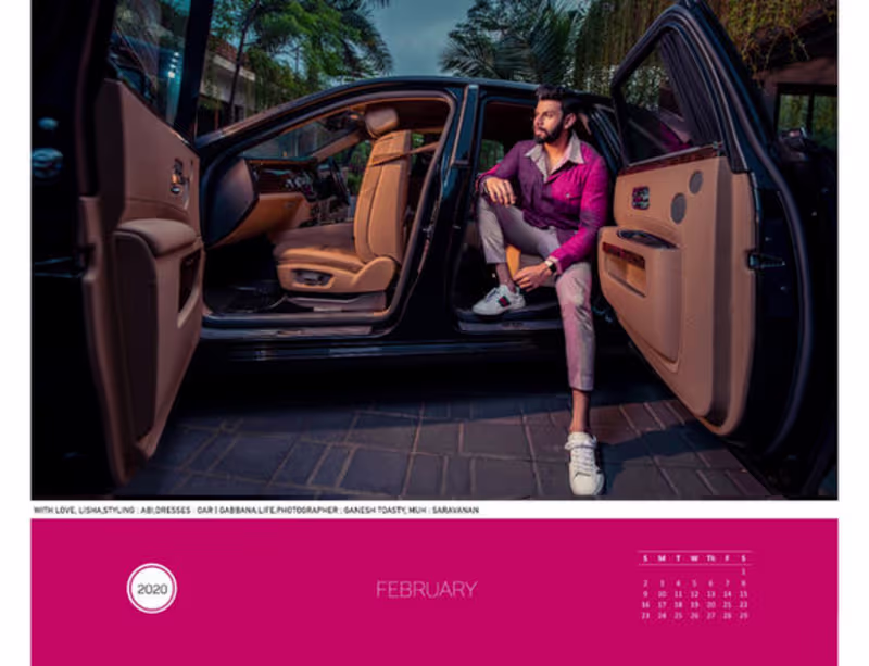 Cover image for Actor Varun | Calendar Shoot