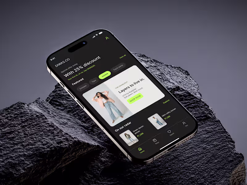 Cover image for Shopping E-commerce Mobile App UI UX Design
