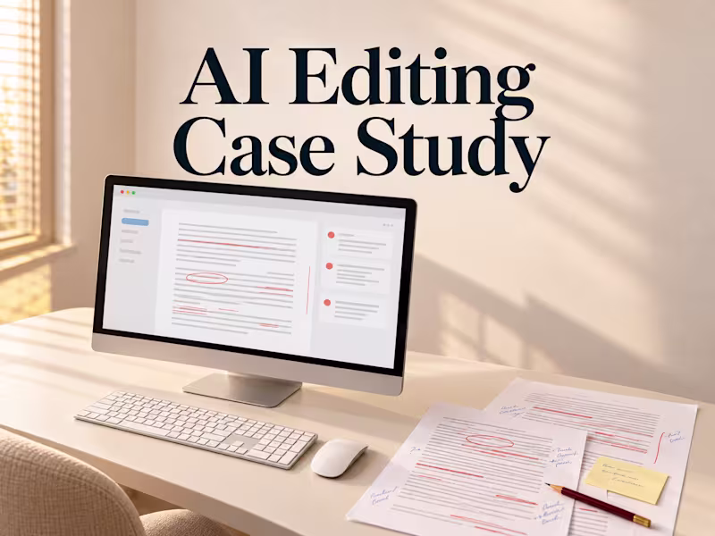 Cover image for AI Editing Case Study