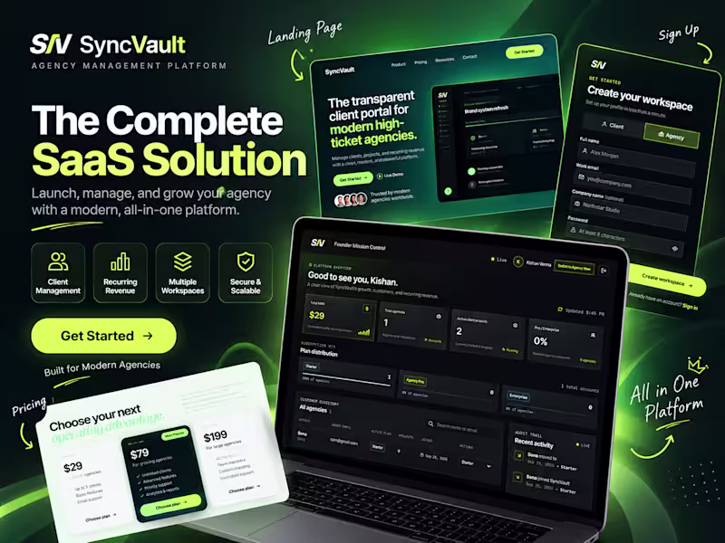 Cover image for Scalable SaaS MVP & Full-Stack Web App Development