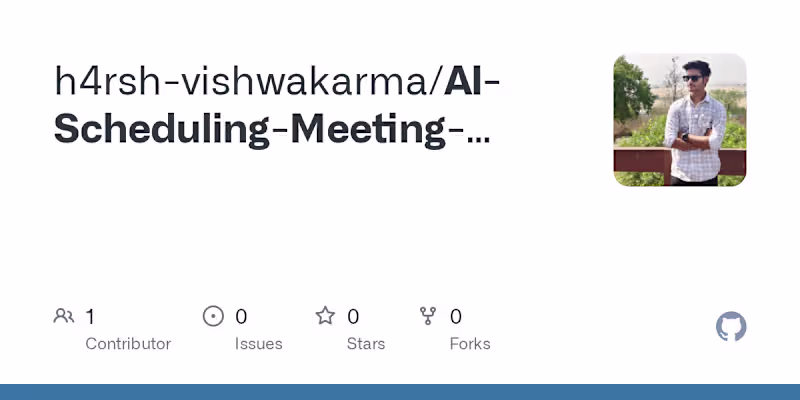 Cover image for ChronoPilot AI Scheduling Assistant