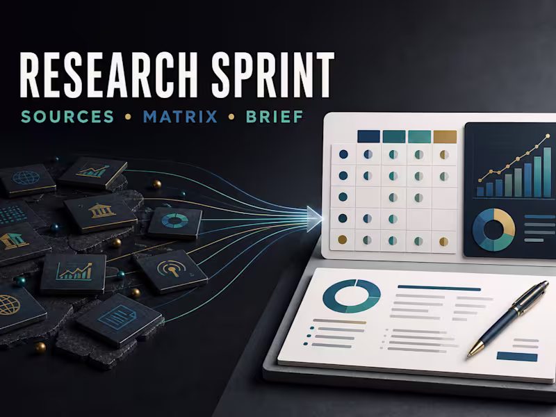 Cover image for Source-Backed Market & Competitor Research Brief