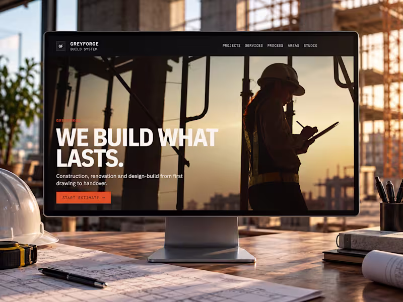 Cover image for GreyForge Construction
Built for contractors, builders,