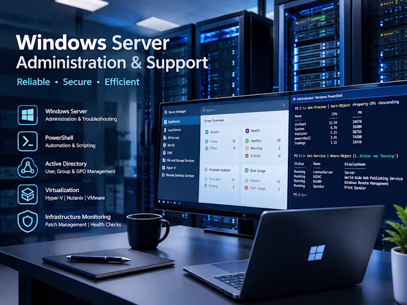 Cover image for Windows Server Administration