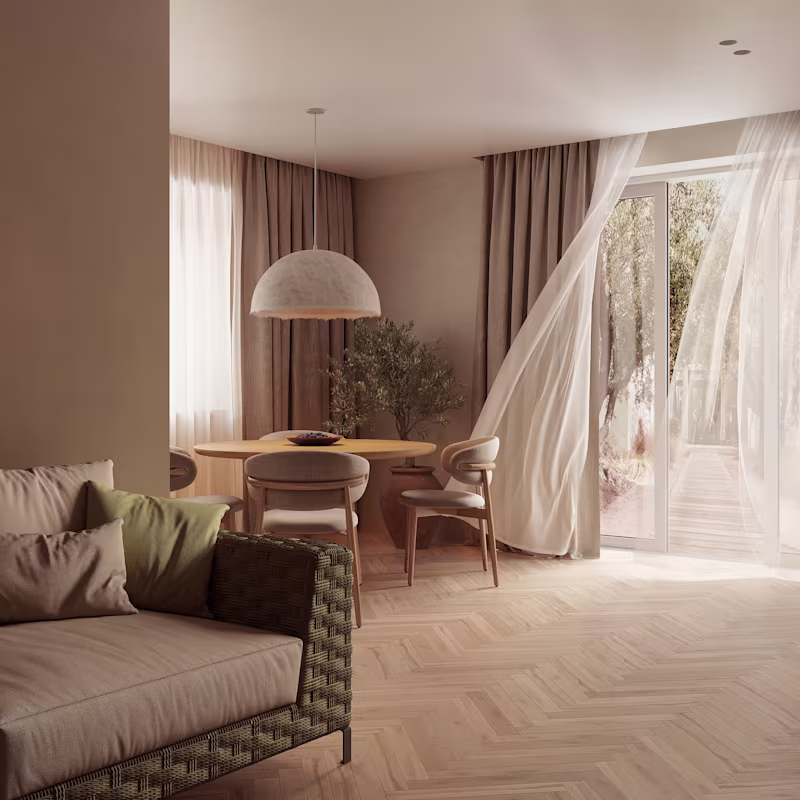 Cover image for LIVING ROOM AND KITCHEN :: Behance