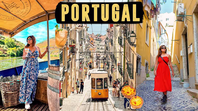 Cover image for PORTUGAL TRAVEL VLOG | Exploring Porto & Lisbon 🇵🇹 - YouTube