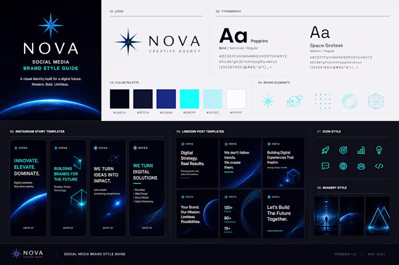 Cover image for Nova — Complete Brand Identity