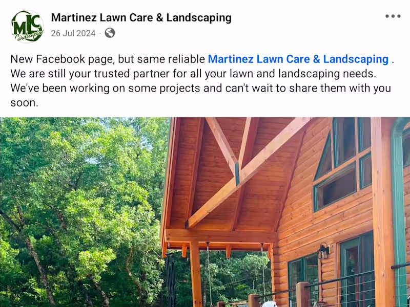 Cover image for Martinez Lawn care & Landscaping