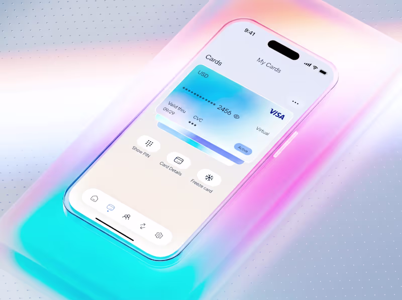 Cover image for Virtual Card design for a