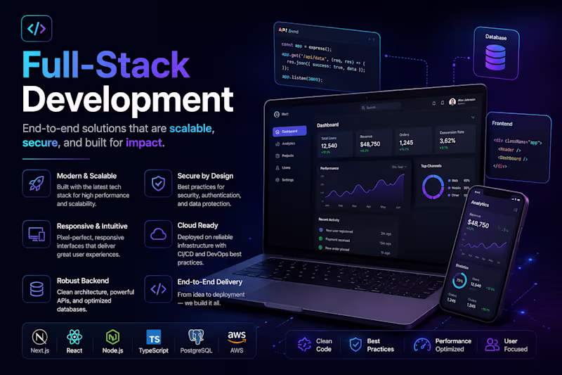 Cover image for Full-Stack SaaS Development