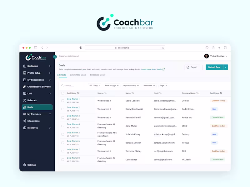 Cover image for Overview
Coachbar is a Partner Relationship