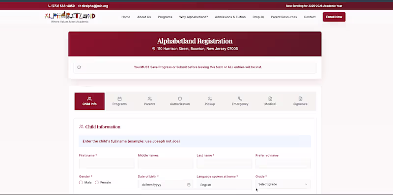 Cover image for Education platform for a New