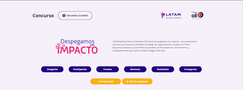 Cover image for LATAM Airlines NGO Contest Landing Page