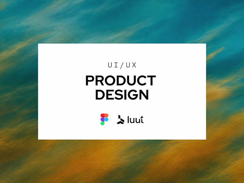 Cover image for Product Design for SaaS, Apps & Dashboards