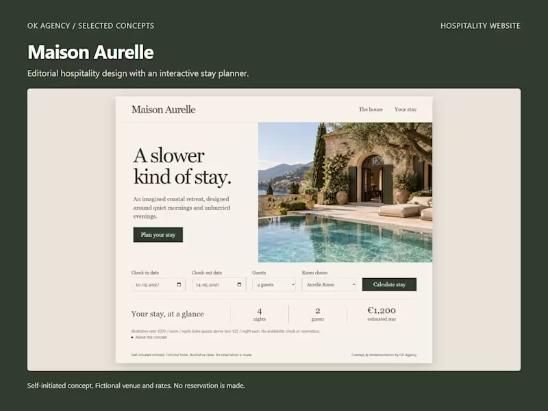 Cover image for Focused landing page design and frontend