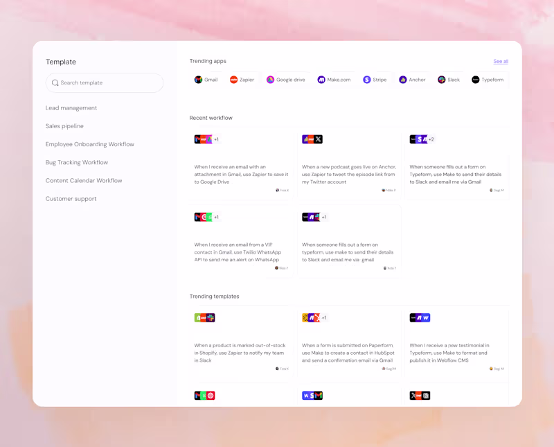 Cover image for Automation Workflow Interface Design