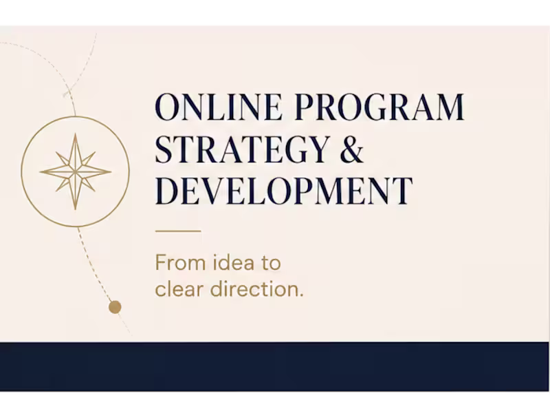 Cover image for Online Program Strategy & Development