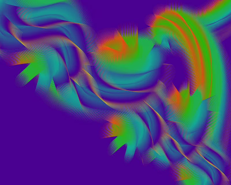 Cover image for Rainbow Bloom – Optical Illusion Vector Art