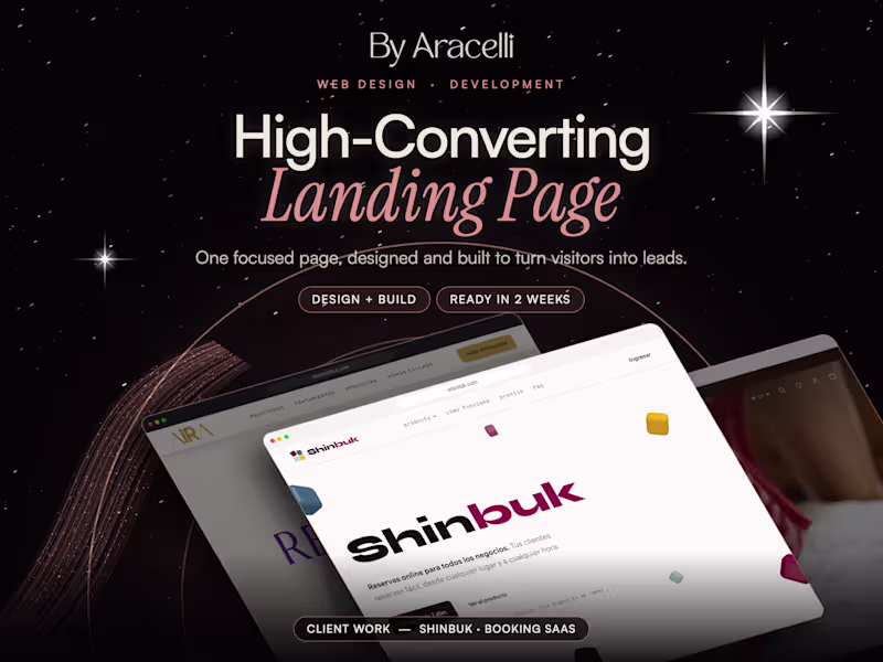 Cover image for High-Converting Landing Page: Design + Build