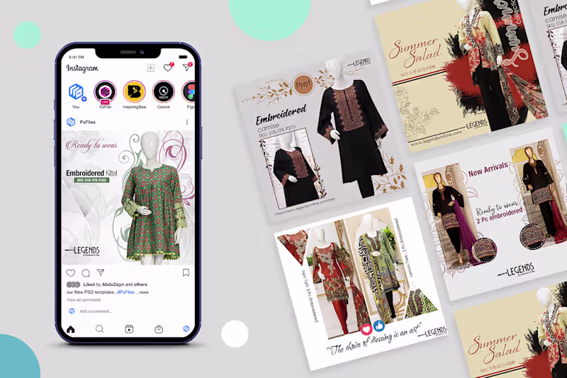 Cover image for Legend Social Media on Behance