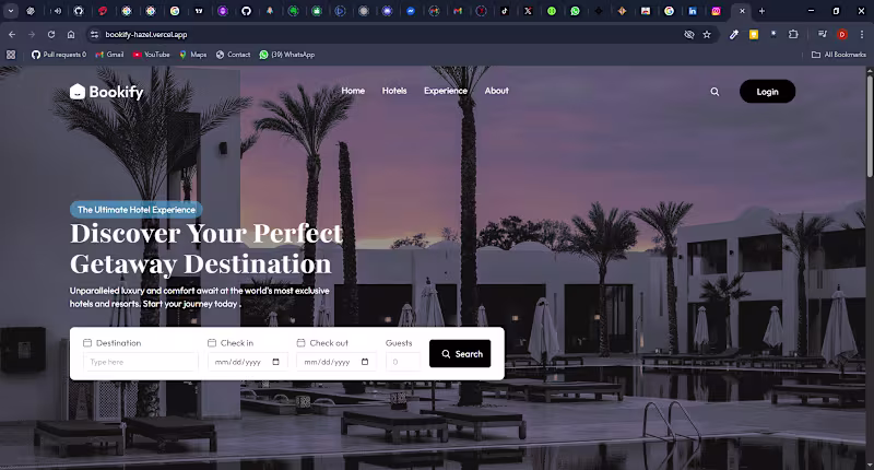 Cover image for Hotel Reservation System – Bookify