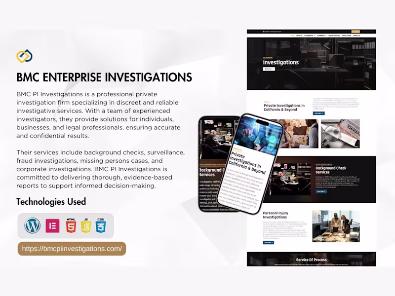 Cover image for BMC PI Investigations