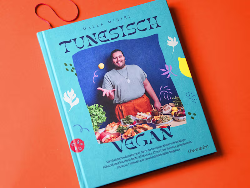 Cover image for Book Design – Tunesisch Vegan 