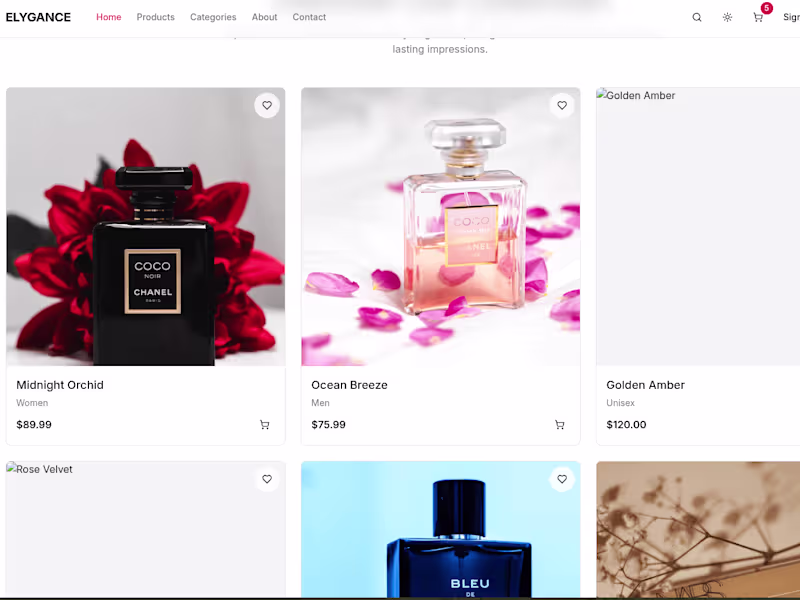 Cover image for Elygance - Luxury Perfume Store