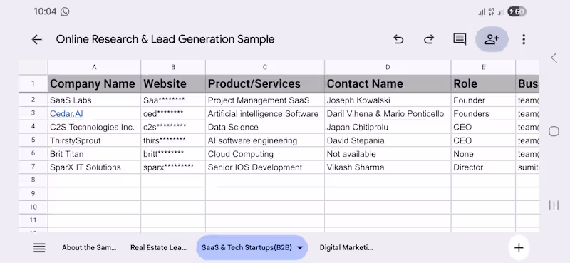 Cover image for B2B lead generation & Prospect