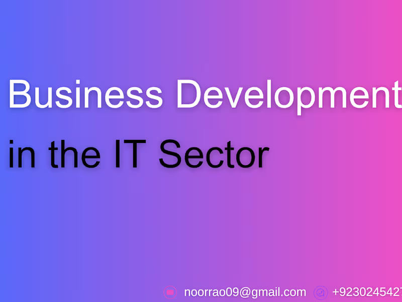 Cover image for IT sales 