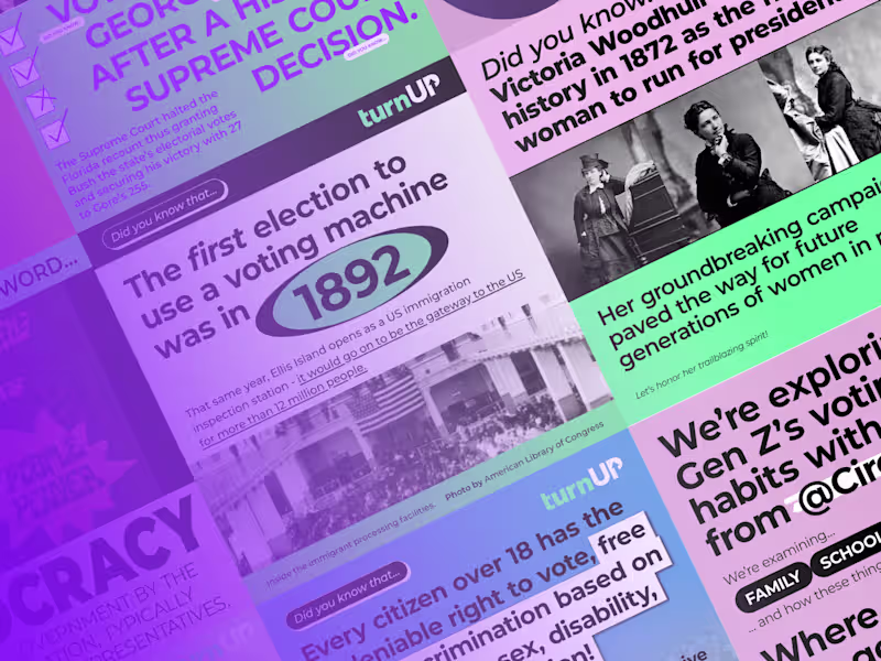 Cover image for TurnUp Activism - Social Media Design