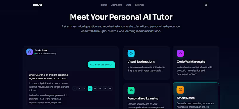 Cover image for Bro.AI (http://Bro.AI) is an AI-powered
