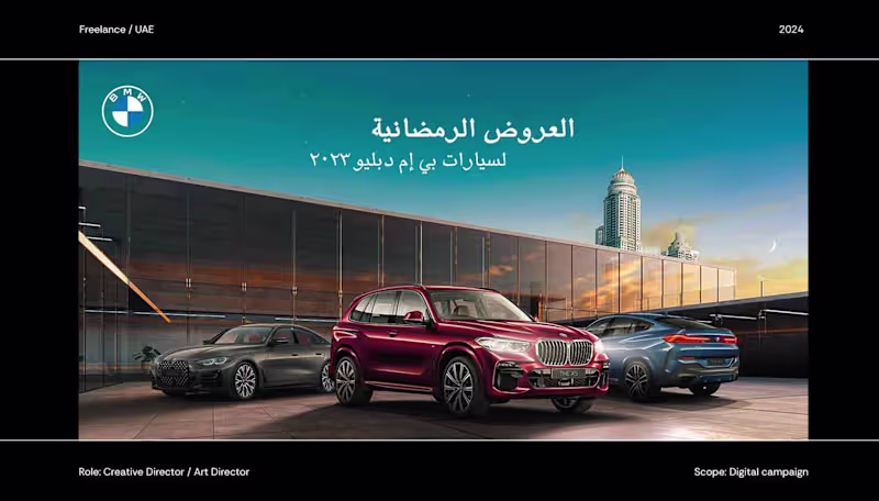 Cover image for BMW Ramadan Digital Campaign in UAE