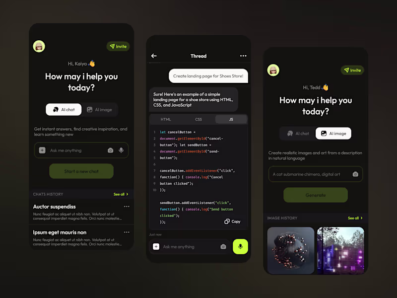 Cover image for AI Chat & Image App
