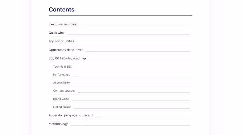 Cover image for Website Intelligence Audit snippet