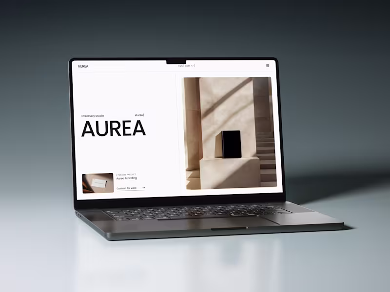 Cover image for AUREA Studio/Agency Website