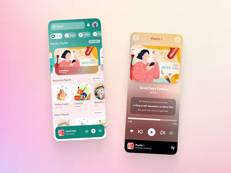 Cover image for Song / Music Player App