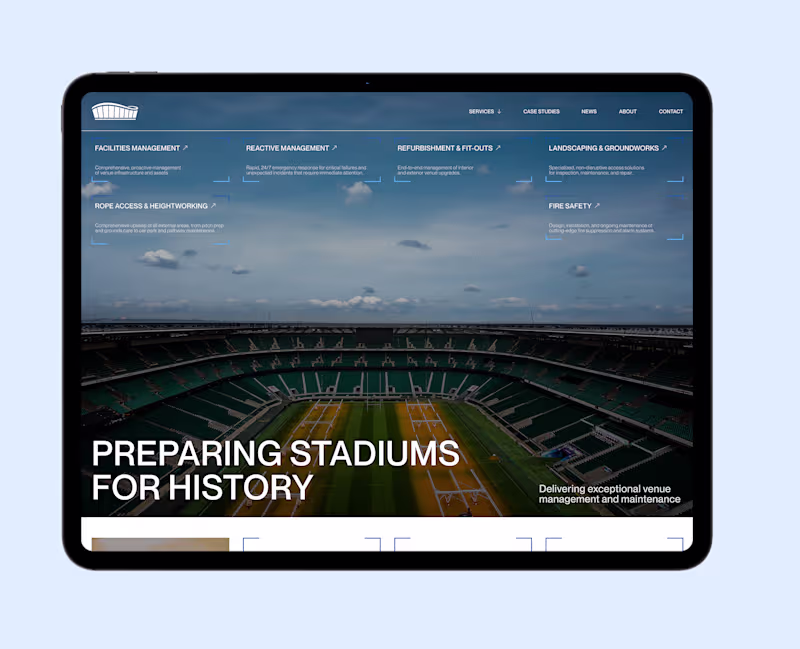 Cover image for STADIUM SUPPORT SERVICES