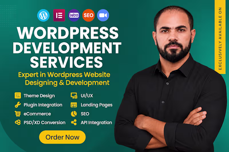 Cover image for I will design and develop custom wordpress ecommerce site