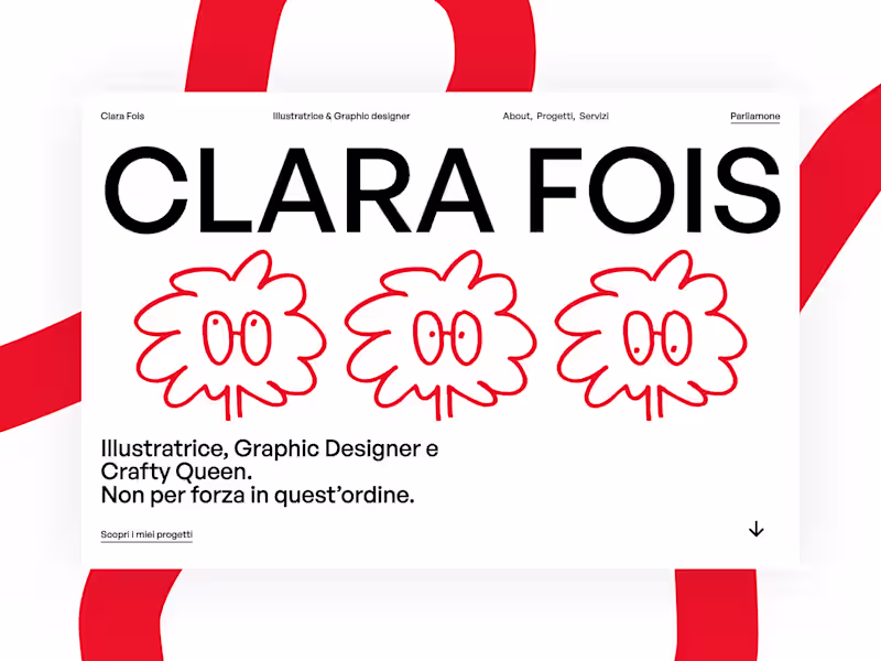 Cover image for My favourite sections from the portfolio website I designed ...