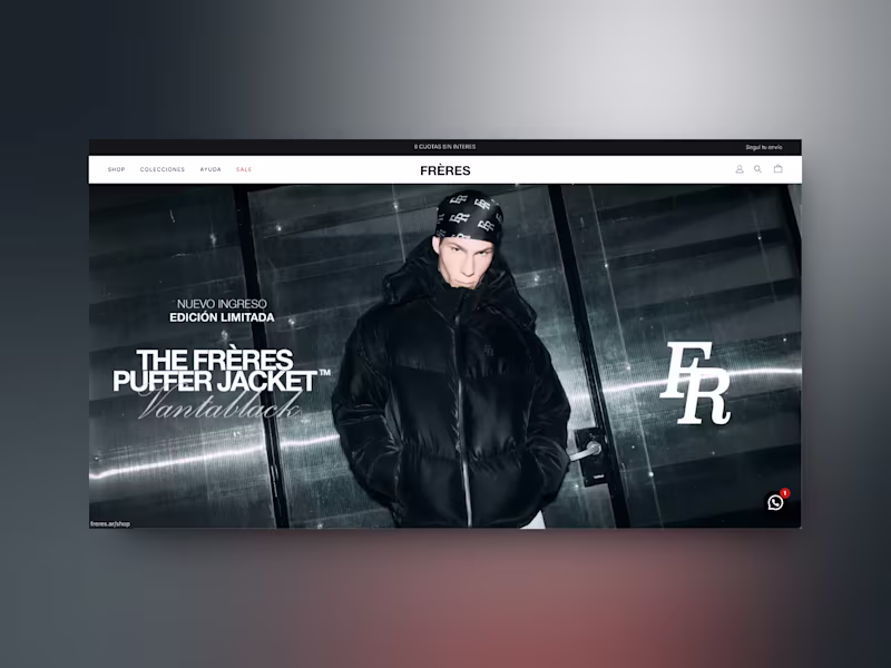Cover image for Frères: Fashion Shopify Store