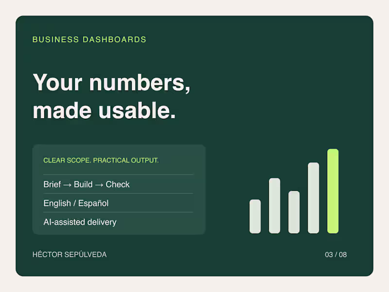 Cover image for Interactive Business Dashboard from Your CSV Export