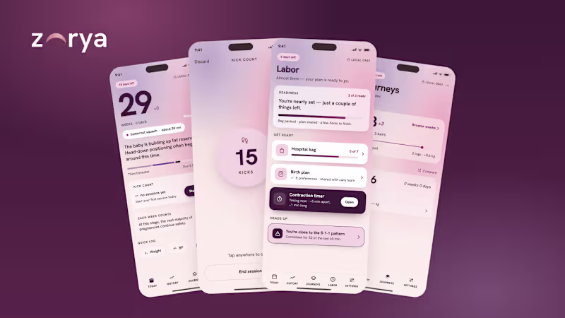 Cover image for Development of Zorya: Privacy-First Pregnancy Tracker App