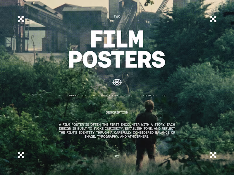 Cover image for A film poster is often