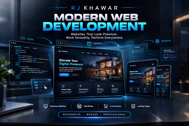 Cover image for Web Developer | Modern Websites & Digital Experiences