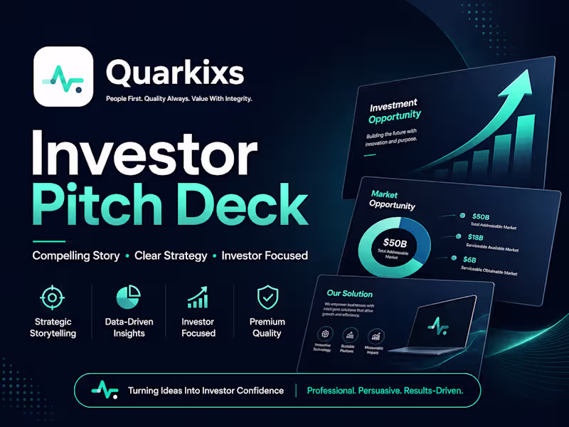 Cover image for Investor Pitch Deck